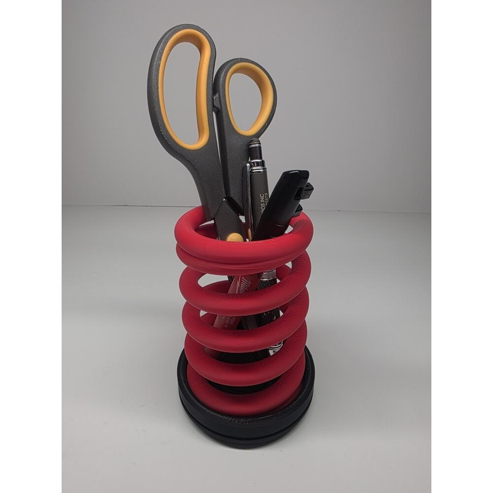 Desk Organizer Pen and Pencil Holder shaped like a Car Spring Great Gift